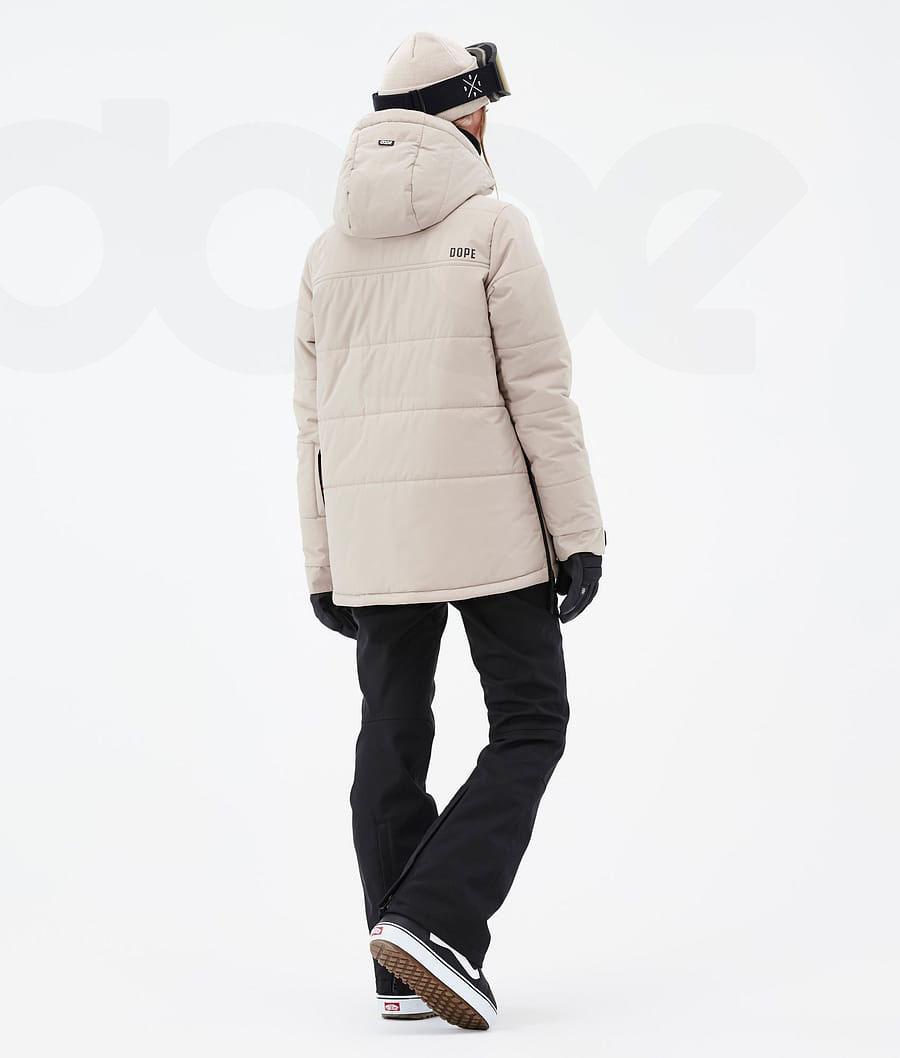 Brown Women's Dope Puffer W Snowboard Jackets | AUXF3502