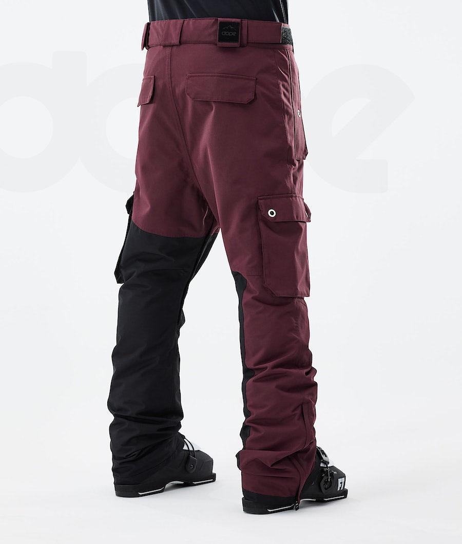 Burgundy / Black Men's Dope Adept 2021 Ski Pants | AUAP2601