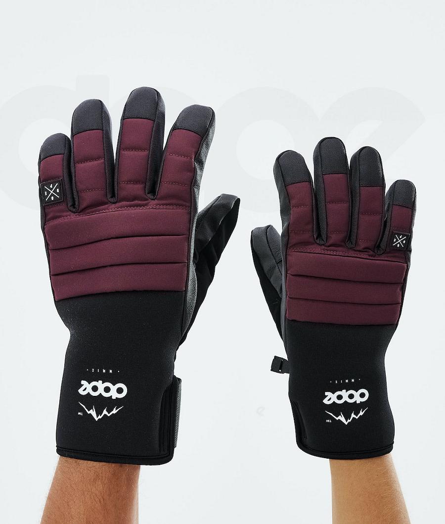 Burgundy Men\'s Dope Ace 2021 Gloves | AUZG3089