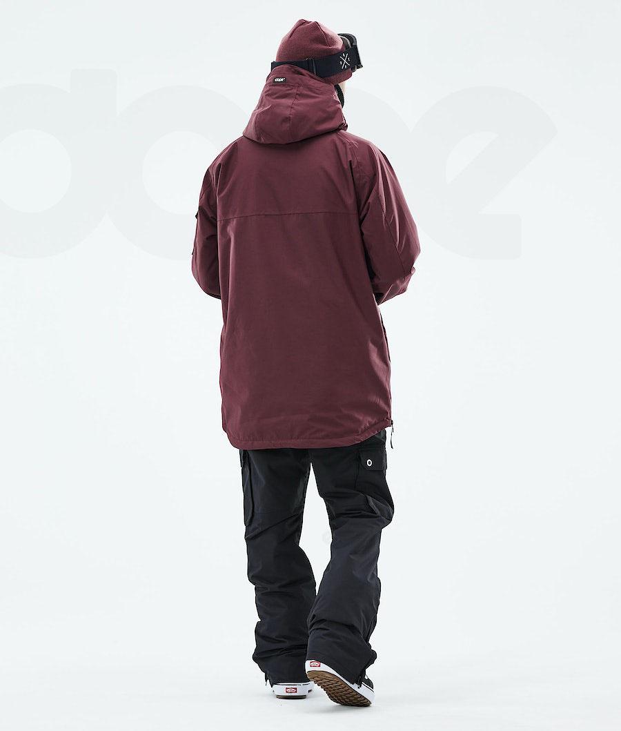 Burgundy Men's Dope Akin 2019 Snowboard Jackets | AUAP2743