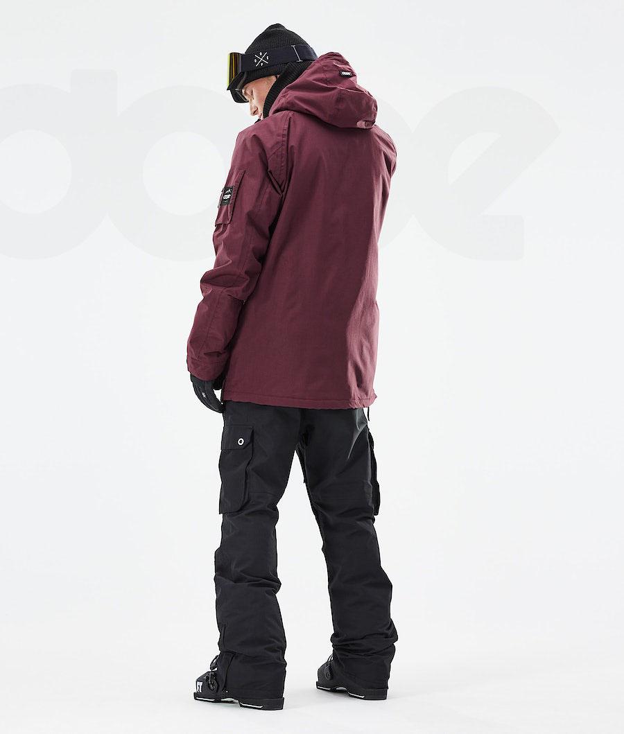 Burgundy Men's Dope Annok 2021 Ski Jackets | AUWY2894