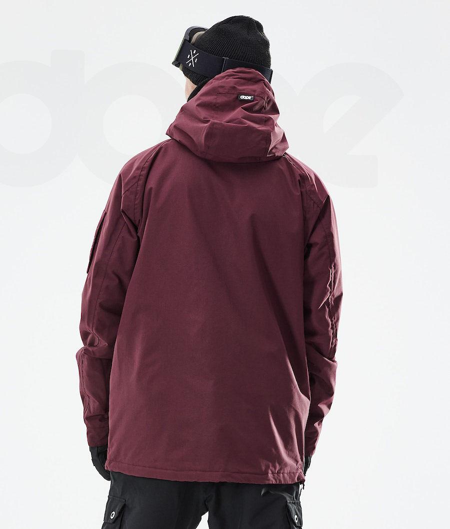 Burgundy Men's Dope Annok 2021 Ski Jackets | AUWY2894