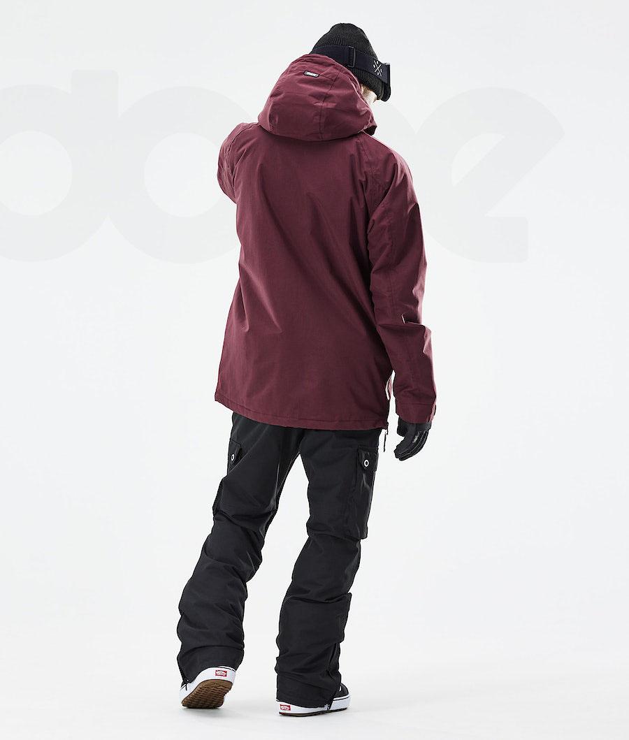 Burgundy Men's Dope Annok 2021 Snowboard Jackets | AUCE2758