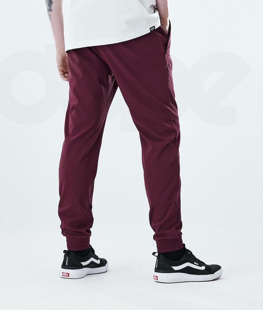 Burgundy Men's Dope Flight Outdoor Pants | AUDN2670