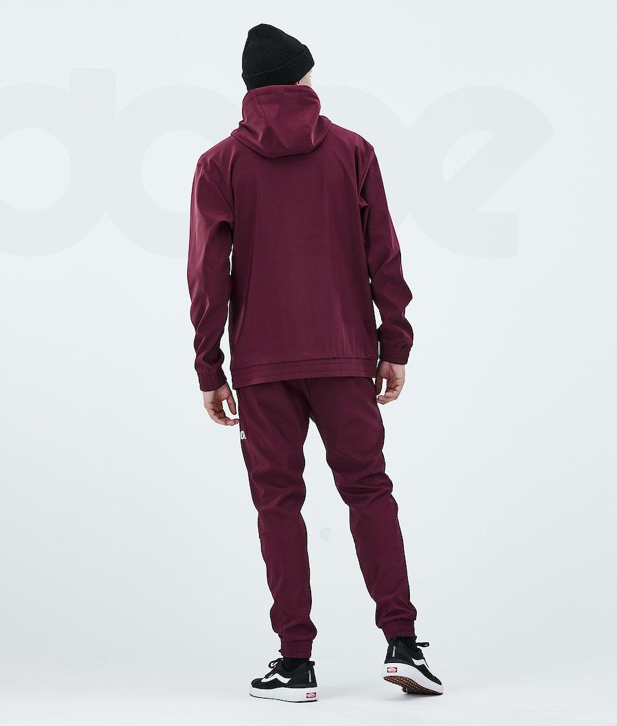 Burgundy Men's Dope Flight Outdoor Pants | AUDN2670