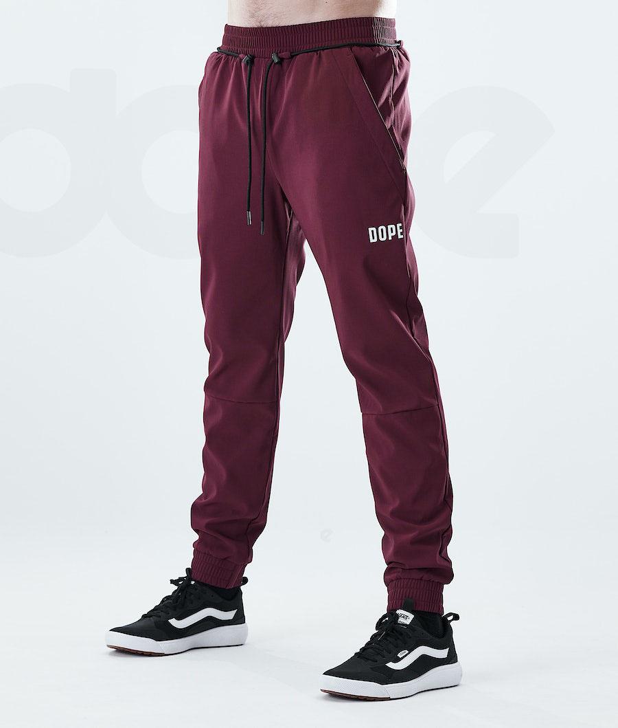 Burgundy Men's Dope Flight Outdoor Pants | AUDN2670