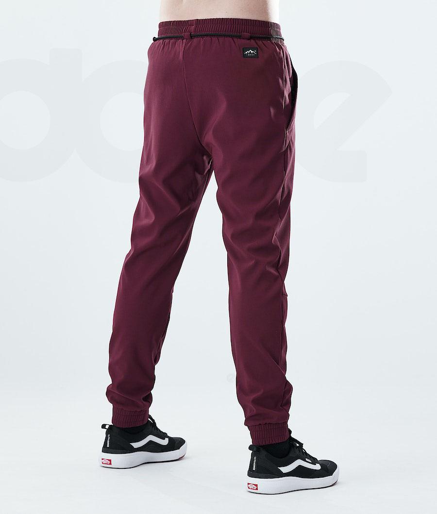 Burgundy Men's Dope Flight Outdoor Pants | AUDN2670