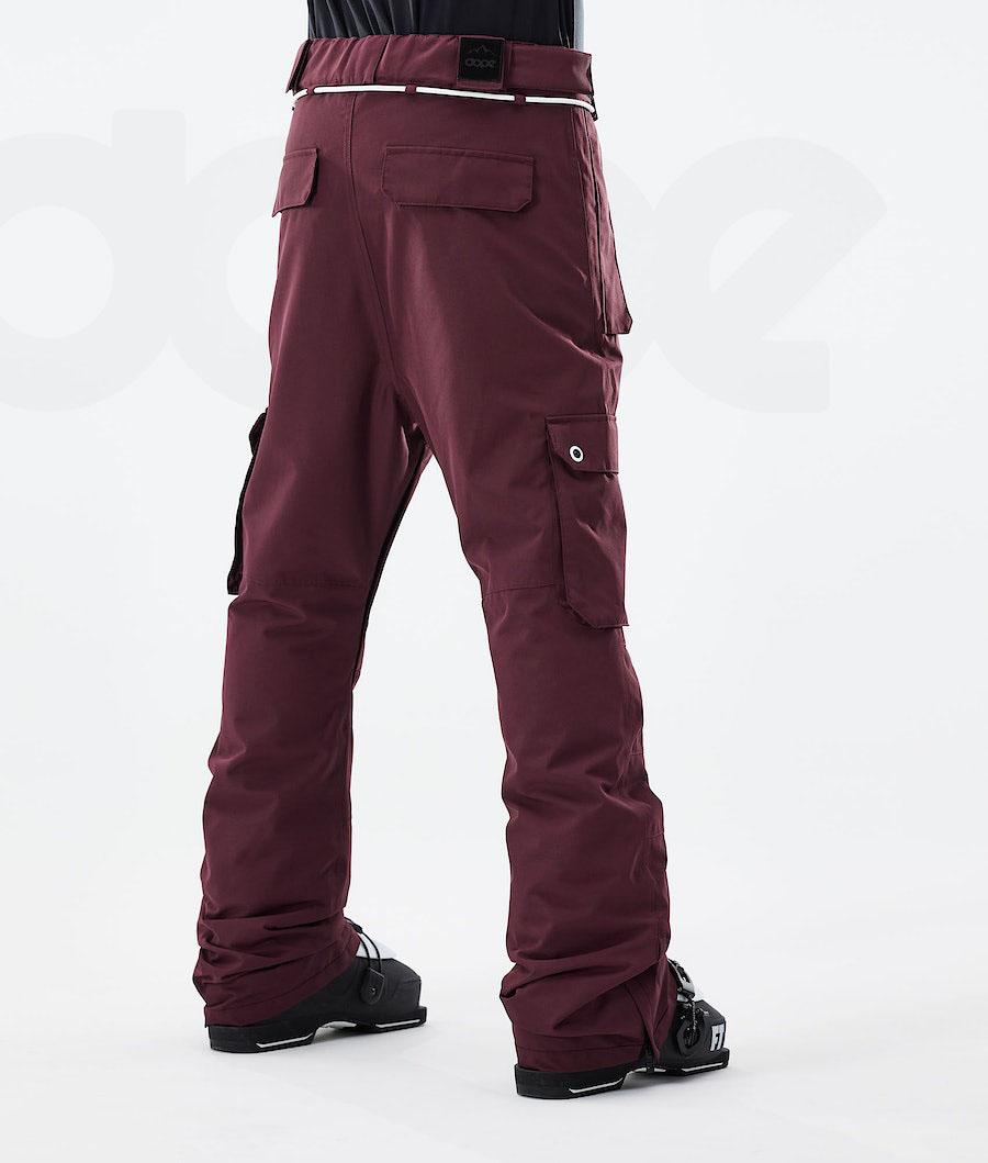 Burgundy Men's Dope Iconic 2021 Ski Pants | AUTV2652