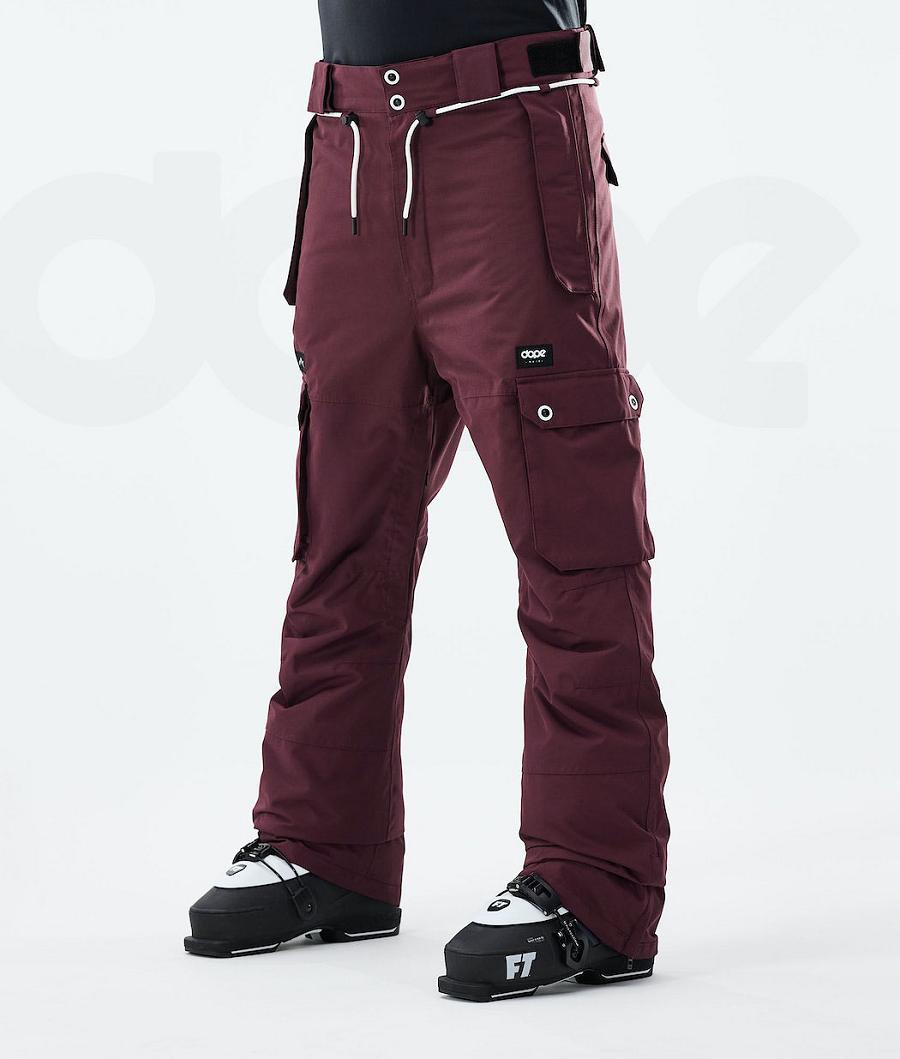 Burgundy Men\'s Dope Iconic 2021 Ski Pants | AUTV2652