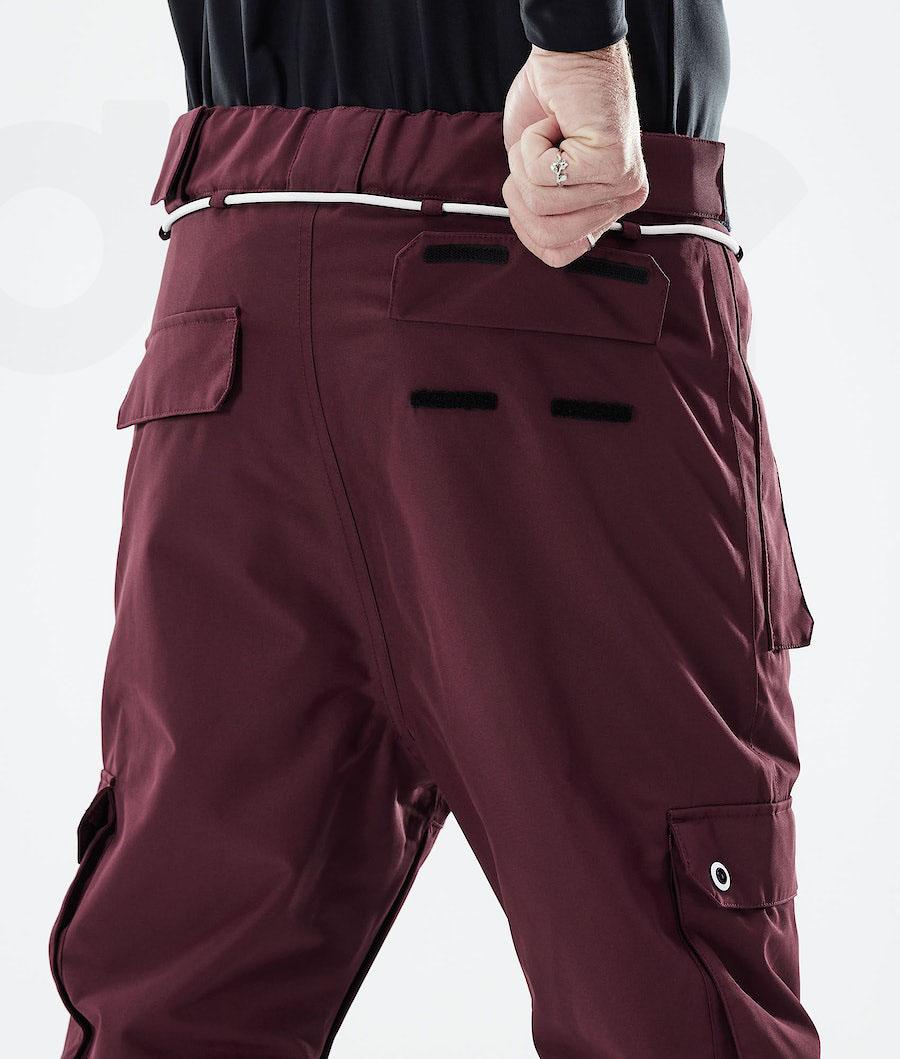 Burgundy Men's Dope Iconic 2021 Snowboard Pants | AUVD2589