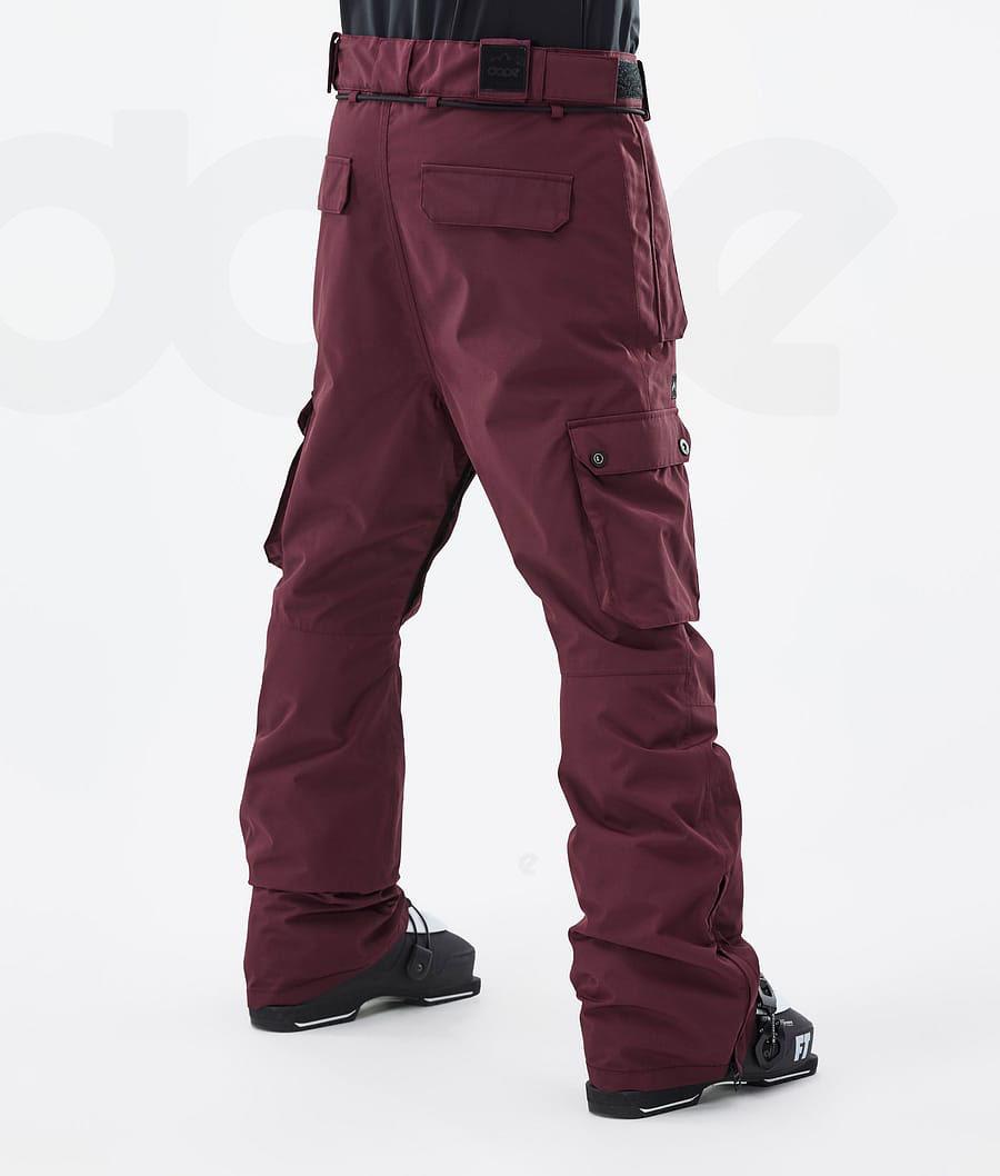 Burgundy Men's Dope Iconic Don Ski Pants | AUQZ2656