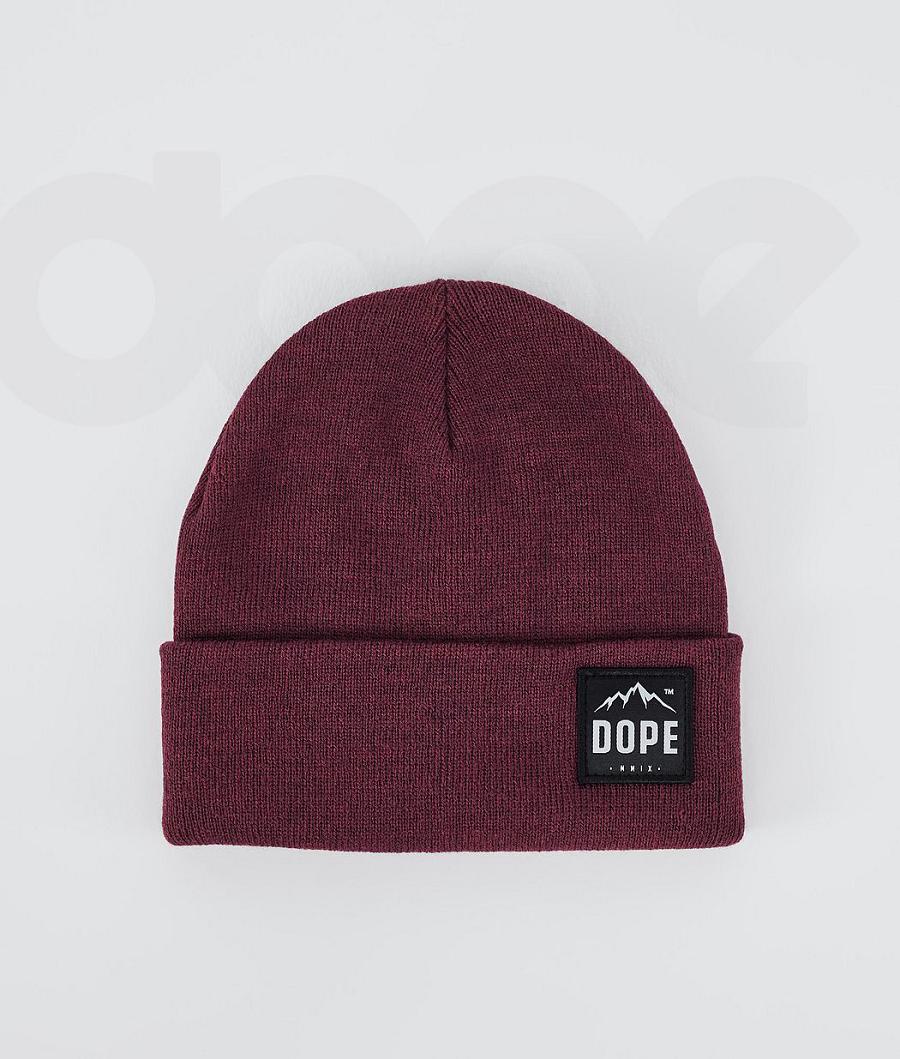 Burgundy Men\'s Dope Paradise Beanie | AUVD3183