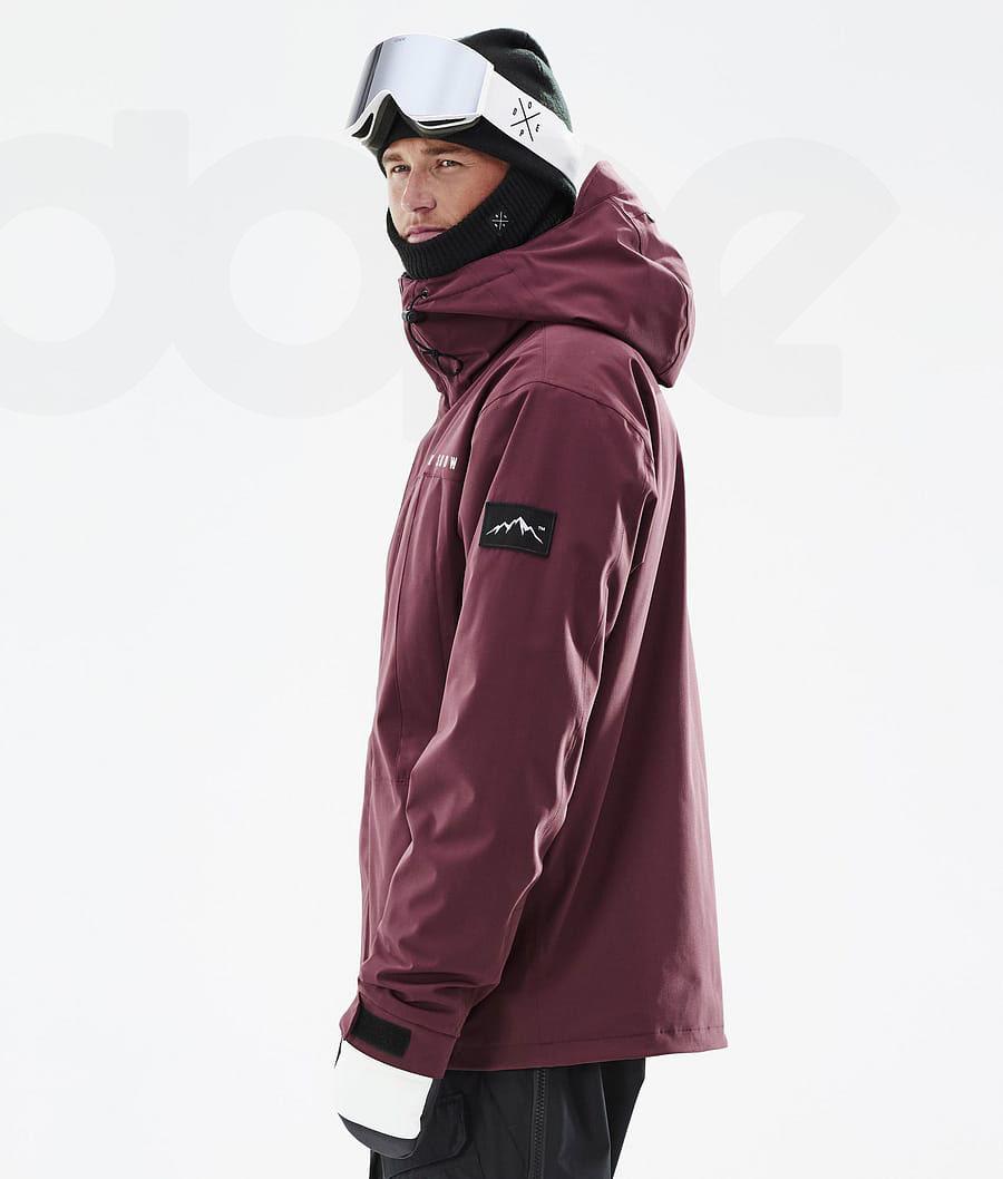 Burgundy Men's Dope Ranger Ski Jackets | AUVD2944