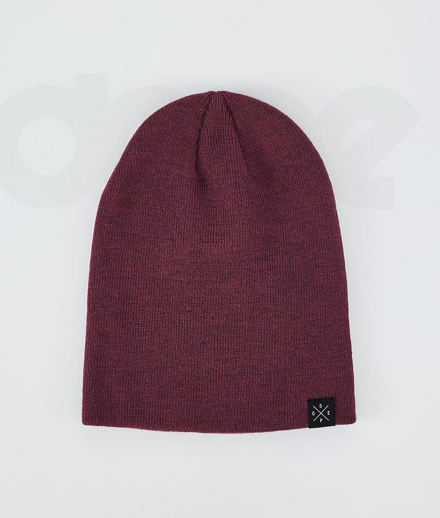 Burgundy Men's Dope Solitude 2021 Beanie | AUWY3223