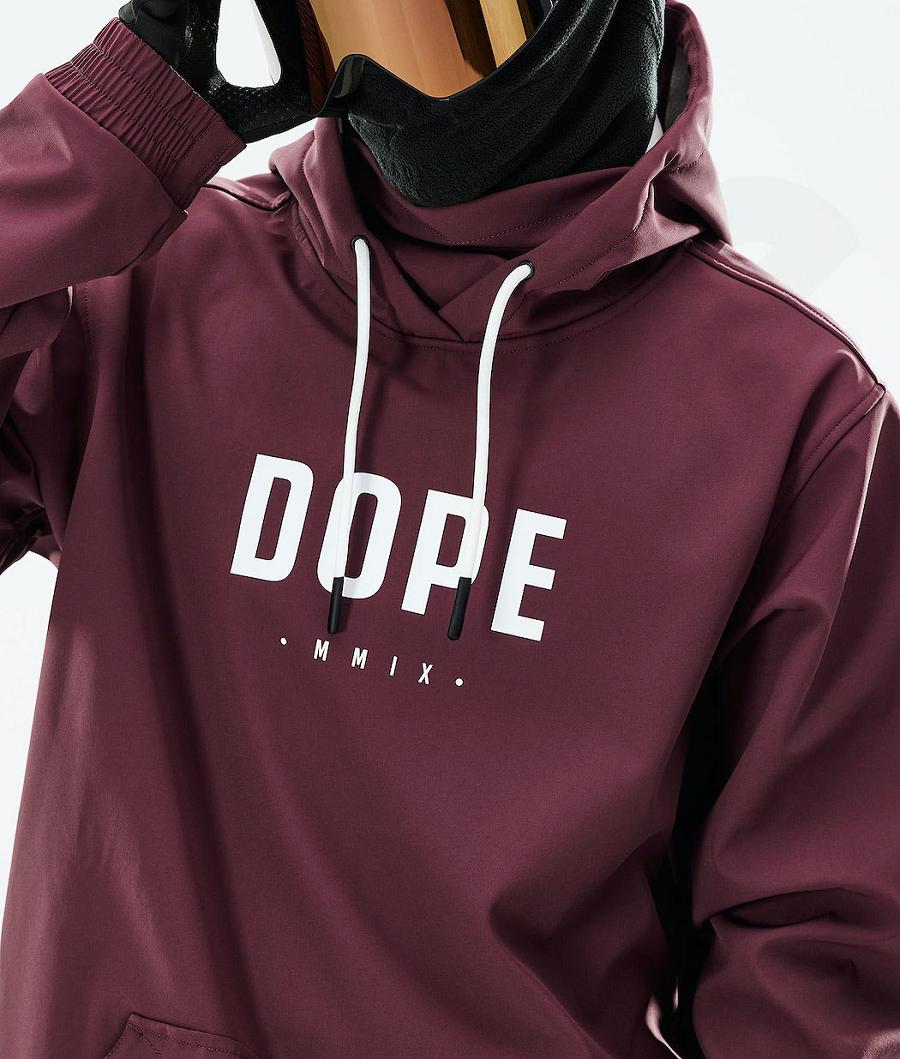 Burgundy Men's Dope Yeti 2021 Capital Snowboard Jackets | AUFM2838