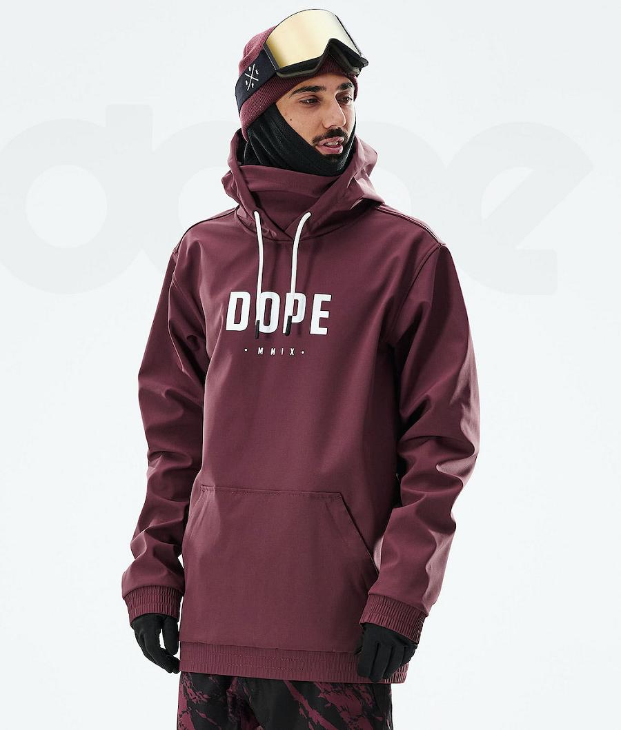 Burgundy Men\'s Dope Yeti 2021 Capital Snowboard Jackets | AUFM2838