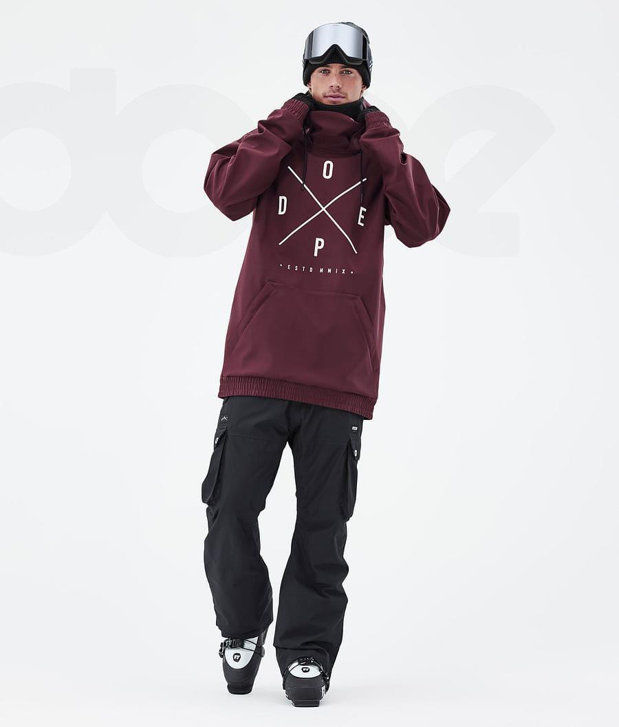 Burgundy Men's Dope Yeti 2X-Up Ski Jackets | AUEX2964