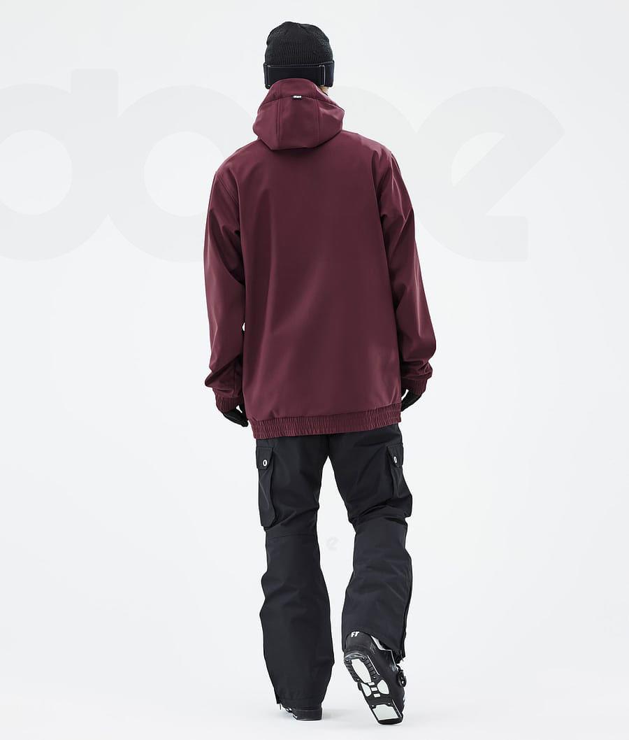 Burgundy Men's Dope Yeti 2X-Up Ski Jackets | AUEX2964