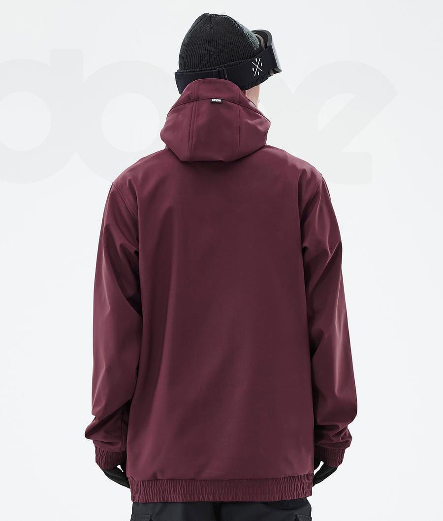 Burgundy Men's Dope Yeti 2X-Up Ski Jackets | AUEX2964