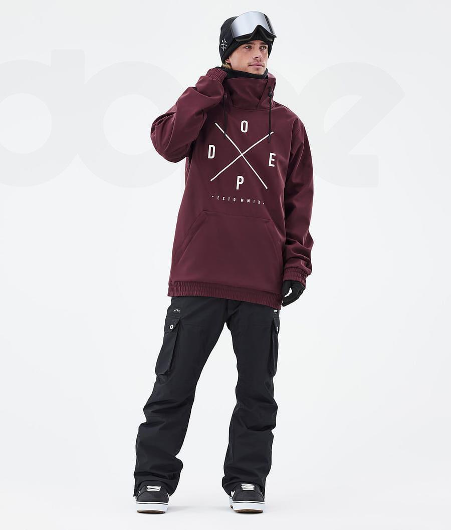 Burgundy Men's Dope Yeti 2X-Up Snowboard Jackets | AURW2848