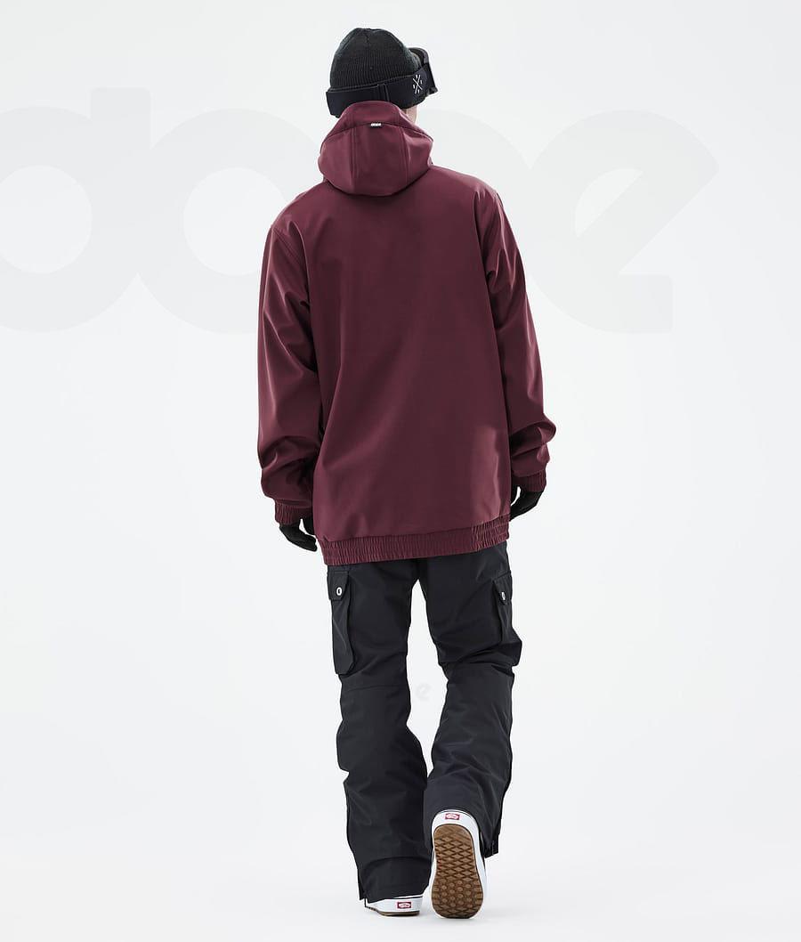 Burgundy Men's Dope Yeti 2X-Up Snowboard Jackets | AURW2848