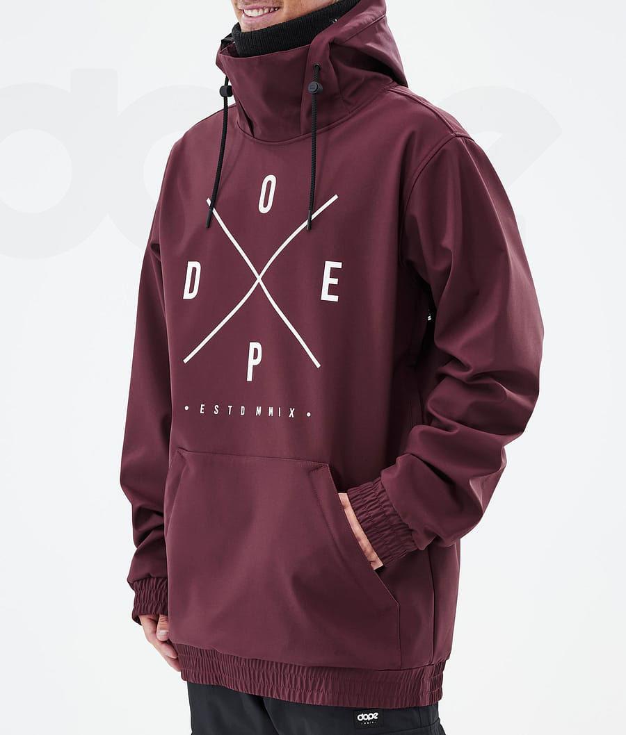 Burgundy Men's Dope Yeti 2X-Up Snowboard Jackets | AURW2848