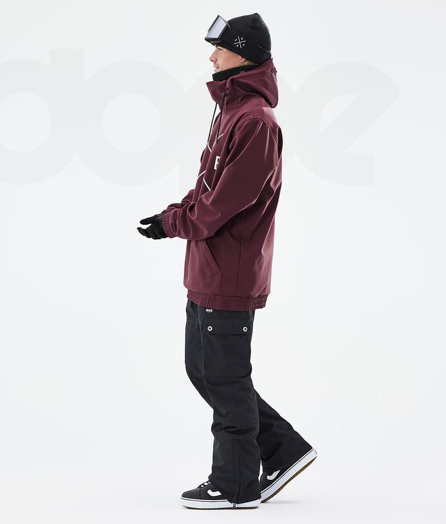 Burgundy Men's Dope Yeti 2X-Up Snowboard Jackets | AURW2848