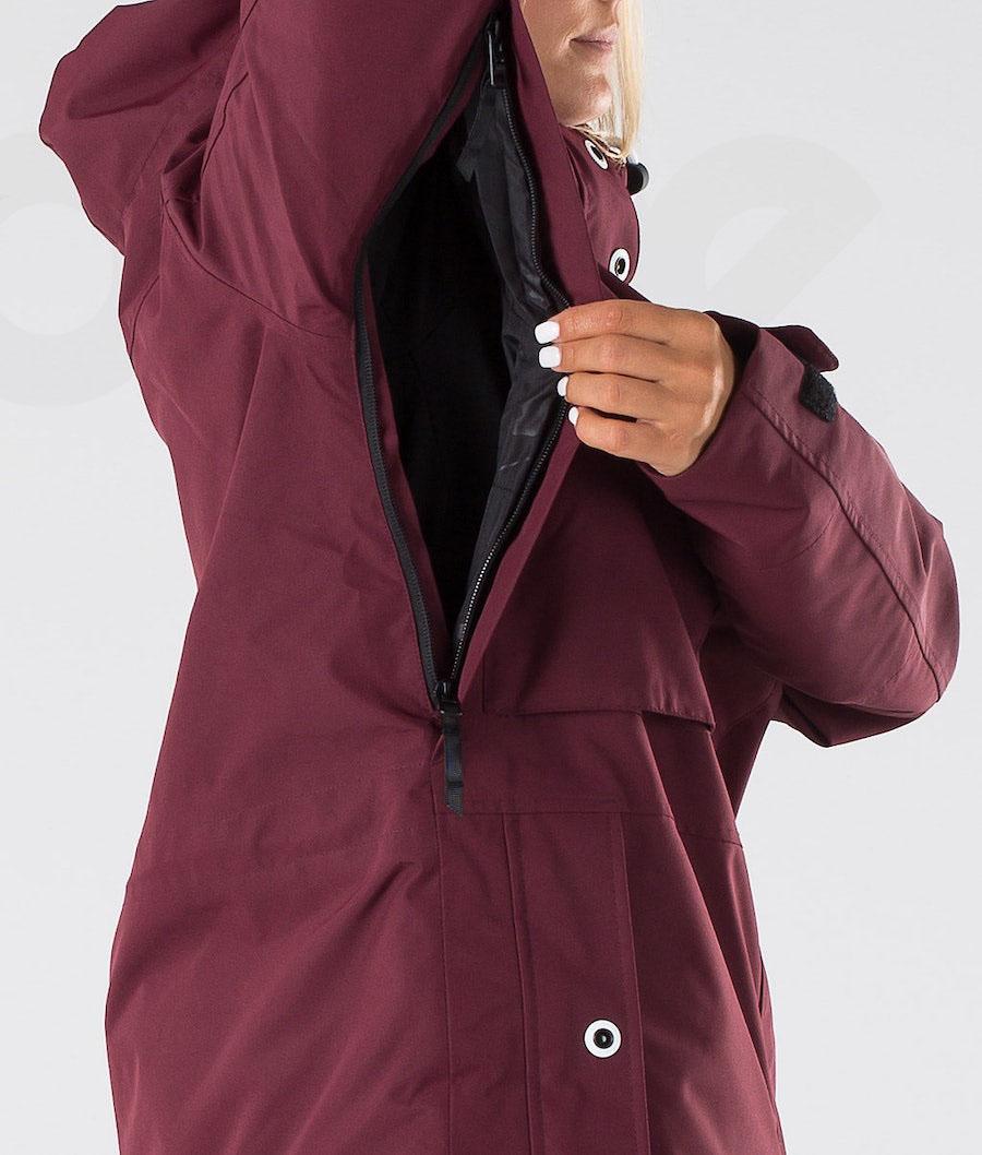 Burgundy Women's Dope Adept W 2019 Snowboard Jackets | AUNB3394