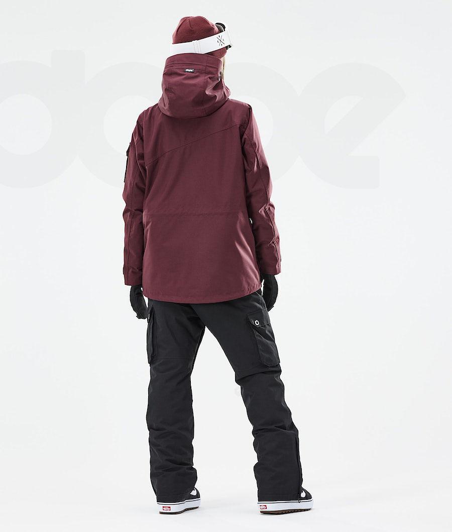 Burgundy Women's Dope Adept W 2021 Snowboard Jackets | AUZG3399