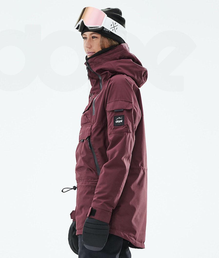 Burgundy Women's Dope Akin W 2019 Ski Jackets | AUSO3582