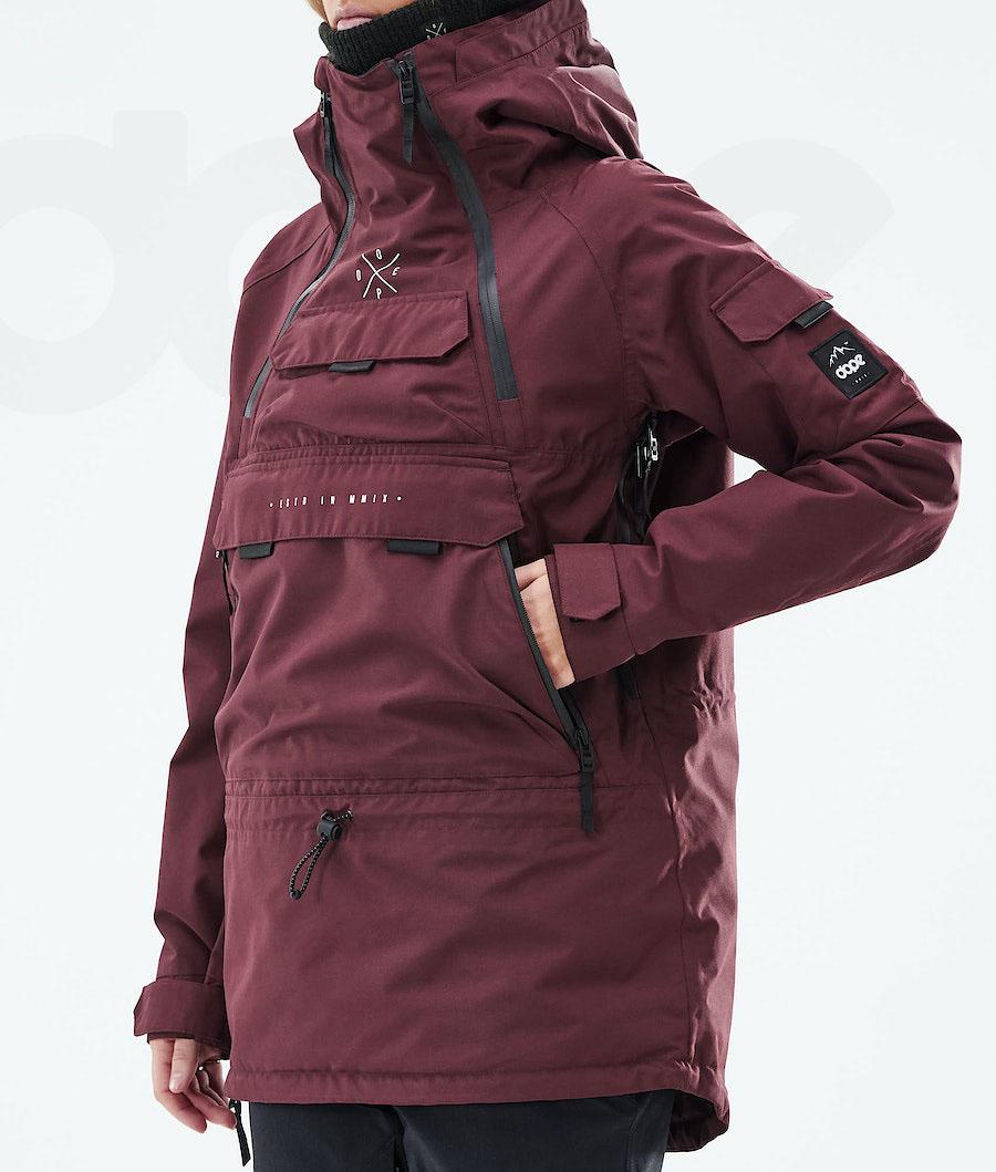 Burgundy Women's Dope Akin W 2019 Ski Jackets | AUSO3582