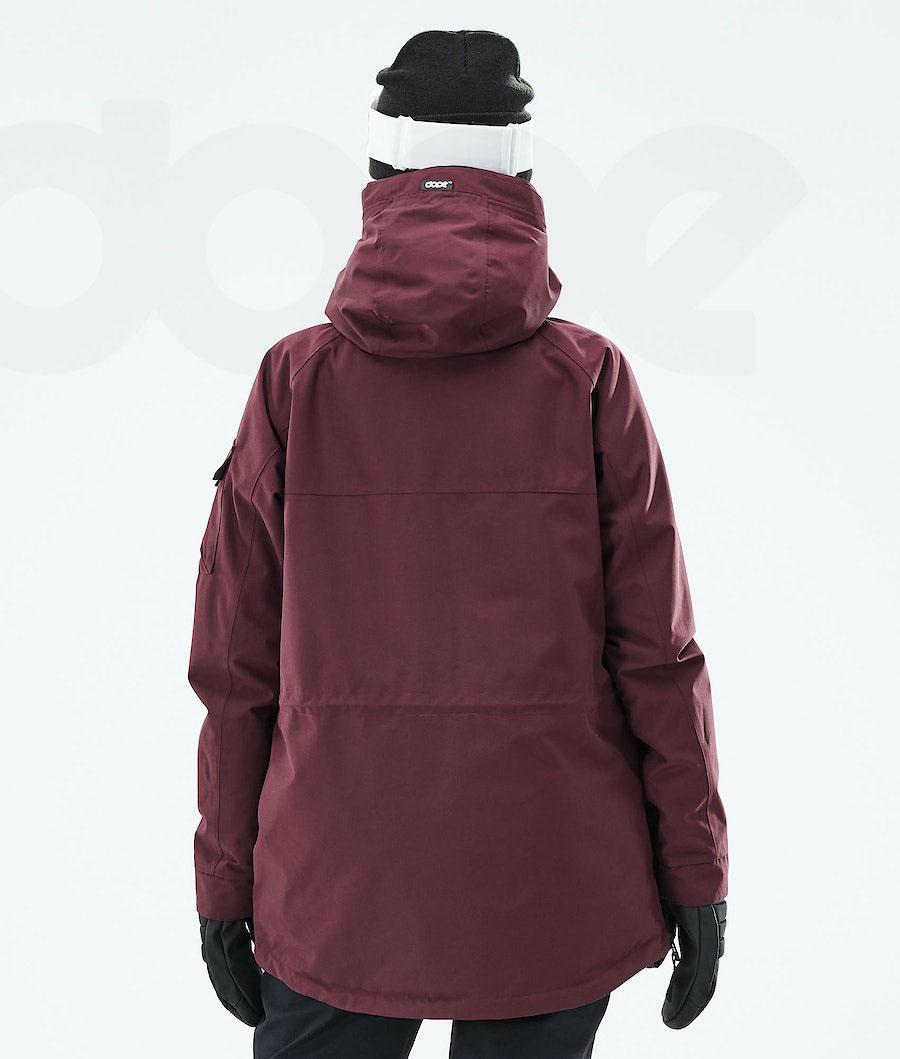 Burgundy Women's Dope Akin W 2019 Ski Jackets | AUSO3582