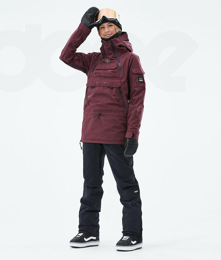 Burgundy Women's Dope Akin W 2019 Snowboard Jackets | AUOR3411