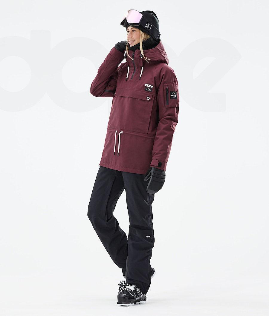 Burgundy Women's Dope Annok W 2021 Ski Jackets | AUBC3603