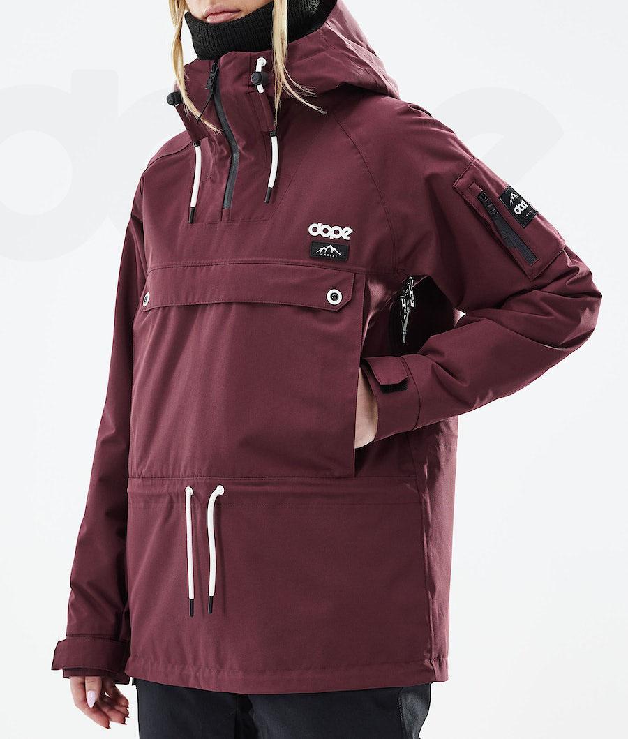 Burgundy Women's Dope Annok W 2021 Ski Jackets | AUBC3603