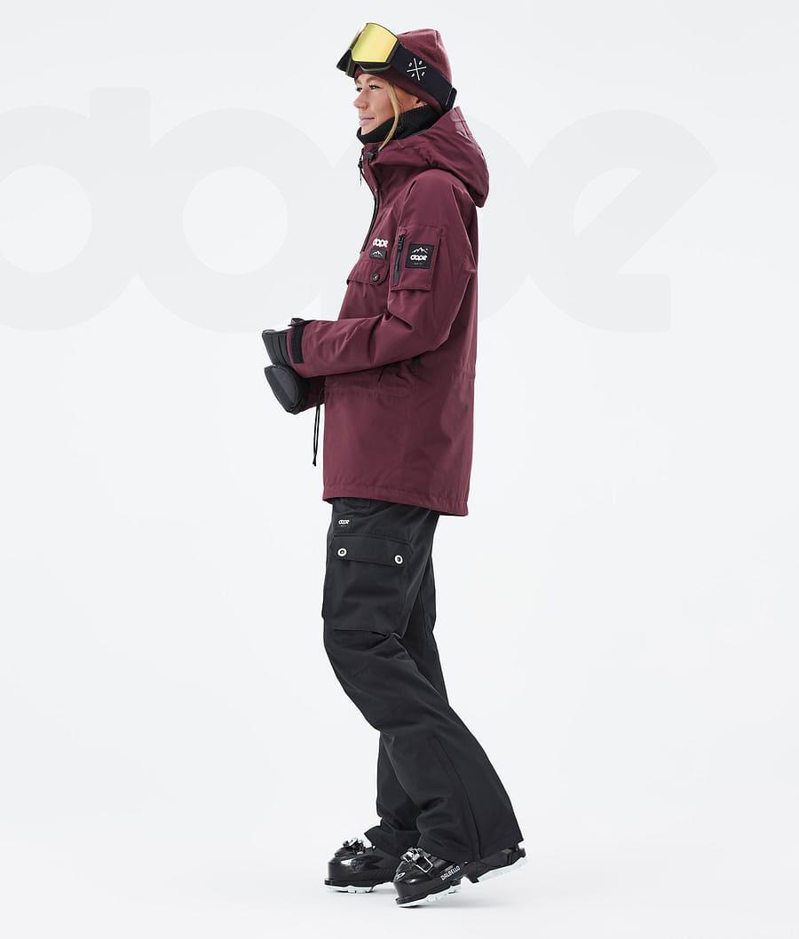 Burgundy Women's Dope Annok W Don Ski Jackets | AUCE3605