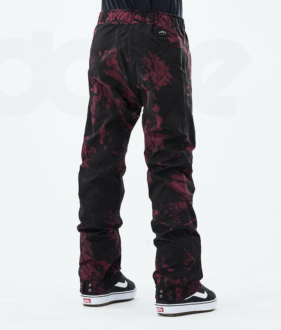 Burgundy Women's Dope Blizzard W 2021 Paint Snowboard Pants | AUNB3252