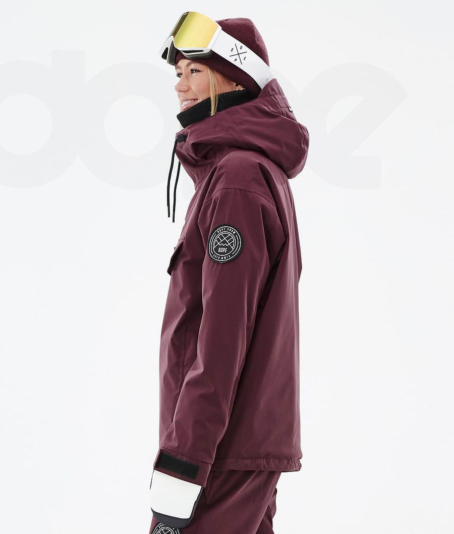 Burgundy Women's Dope Blizzard W Ski Jackets | AUAP3617