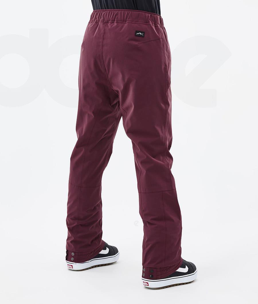 Burgundy Women's Dope Blizzard W Snowboard Pants | AUSO3239