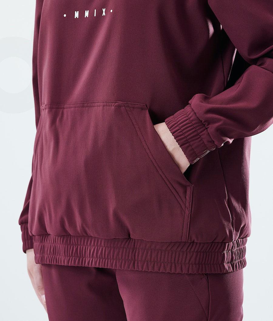 Burgundy Women's Dope Flight W Hoodie | AUDN3841