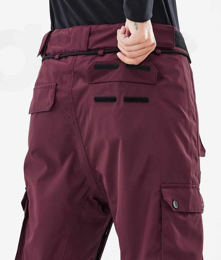 Burgundy Women's Dope Iconic W Don Snowboard Pants | AUAP3285