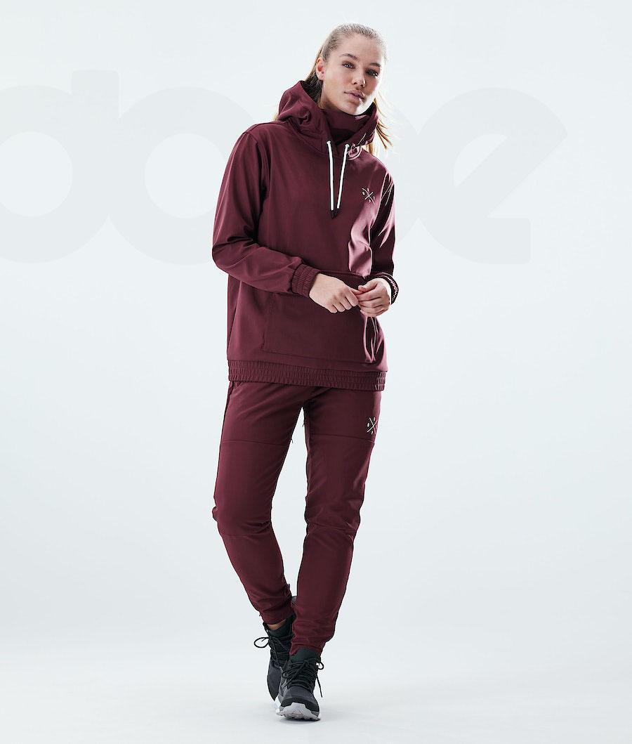 Burgundy Women's Dope Nomad W 2021 Outdoor Pants | AUKI3375