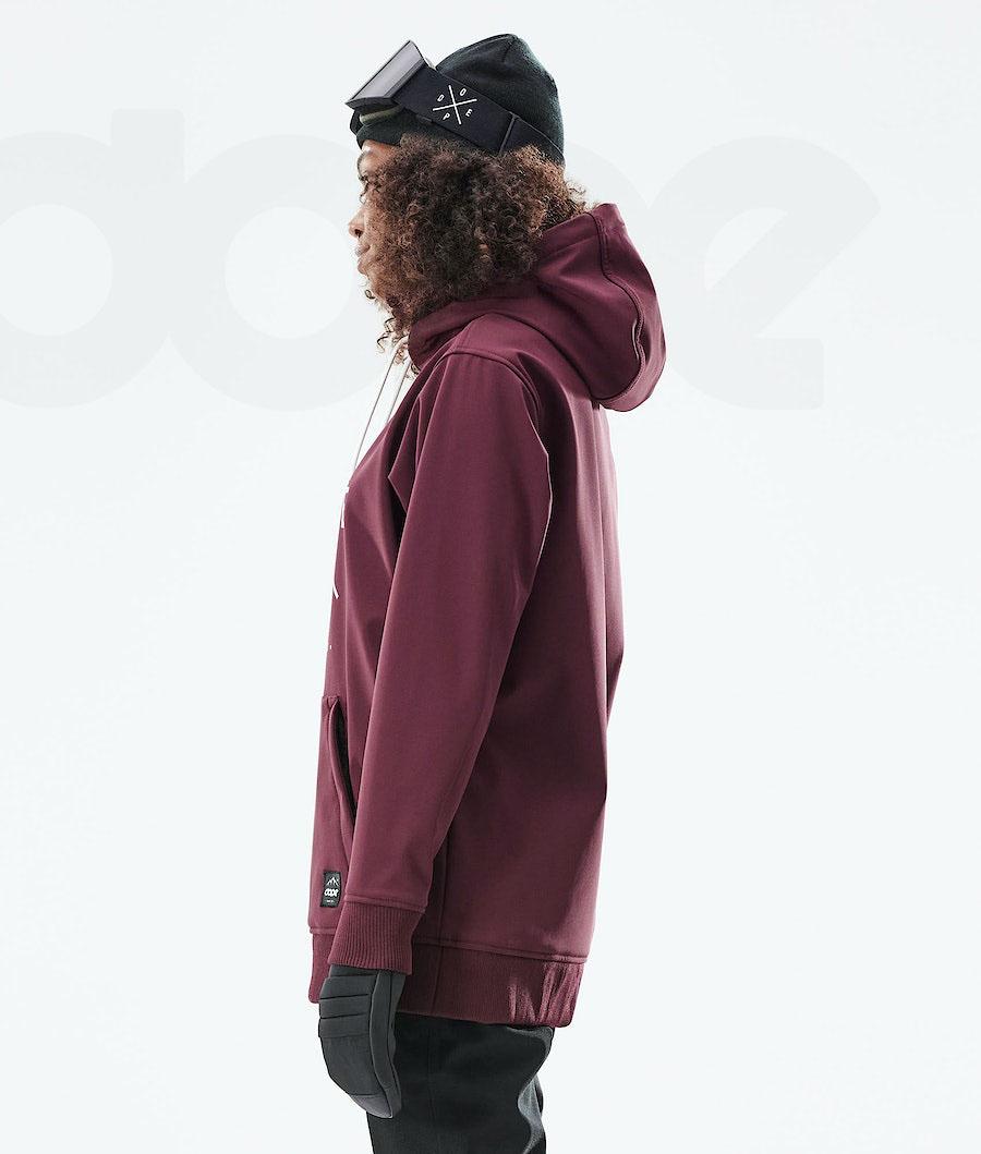 Burgundy Women's Dope Yeti W 10k Ski Jackets | AUQZ3704