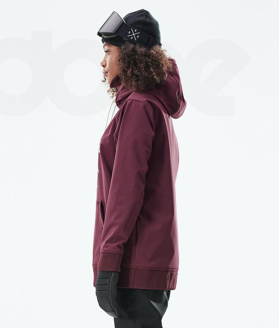 Burgundy Women's Dope Yeti W 10k Snowboard Jackets | AUNB3525