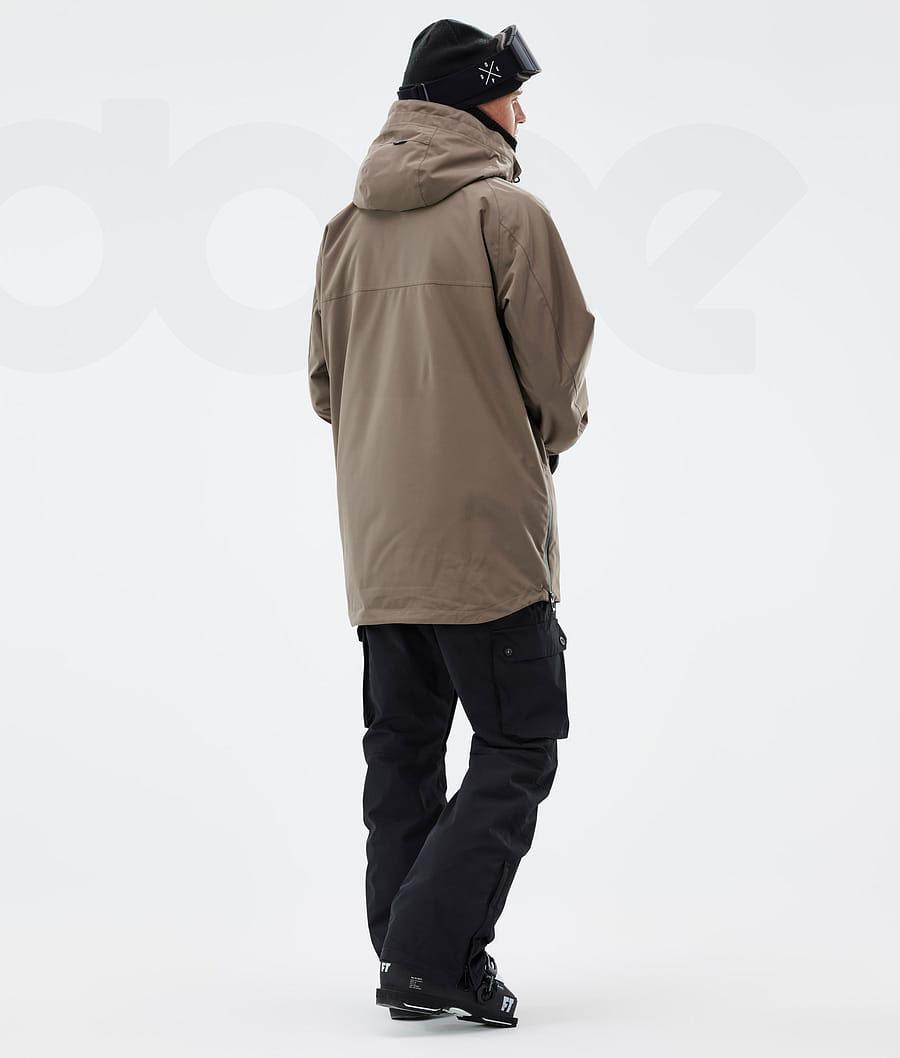 Coffee Men's Dope Akin Ski Jackets | AUHK2880