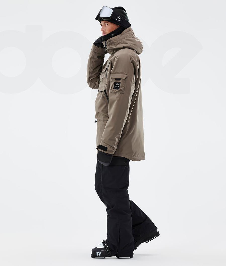 Coffee Men's Dope Akin Ski Jackets | AUHK2880