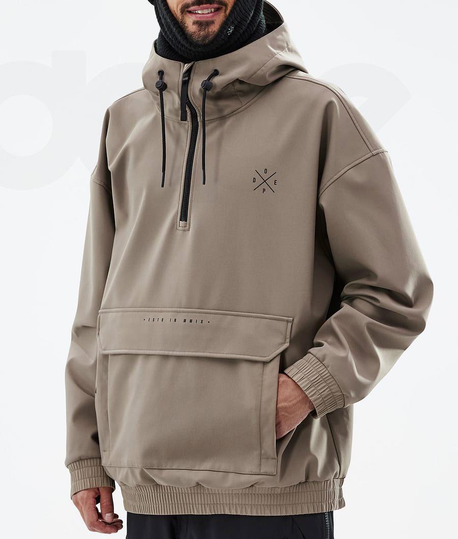 Coffee Men's Dope Cyclone Snowboard Jackets | AUPQ2789