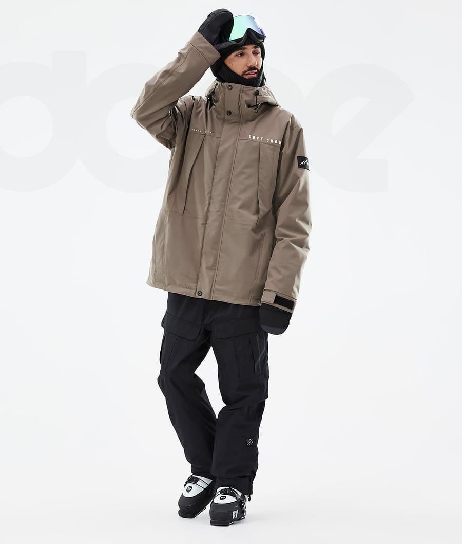 Coffee Men's Dope Ranger Ski Jackets | AUBC2943