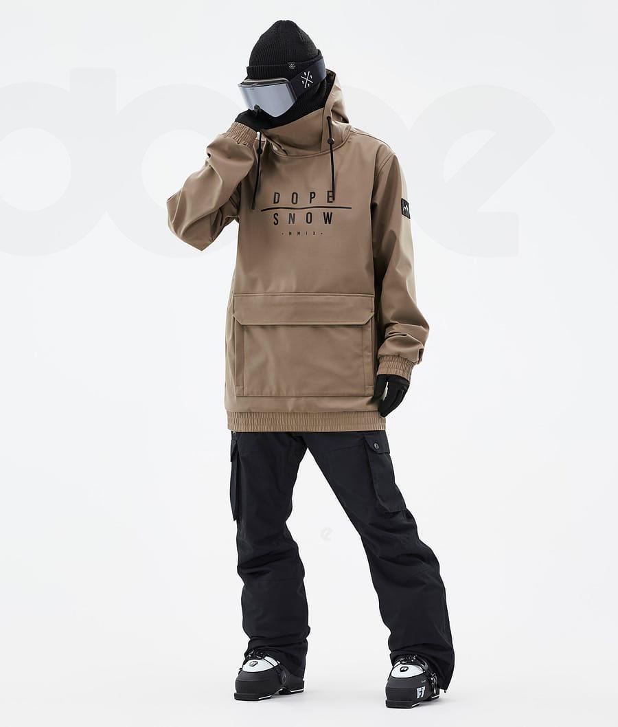 Coffee Men's Dope Wylie DS Ski Jackets | AUKI2949