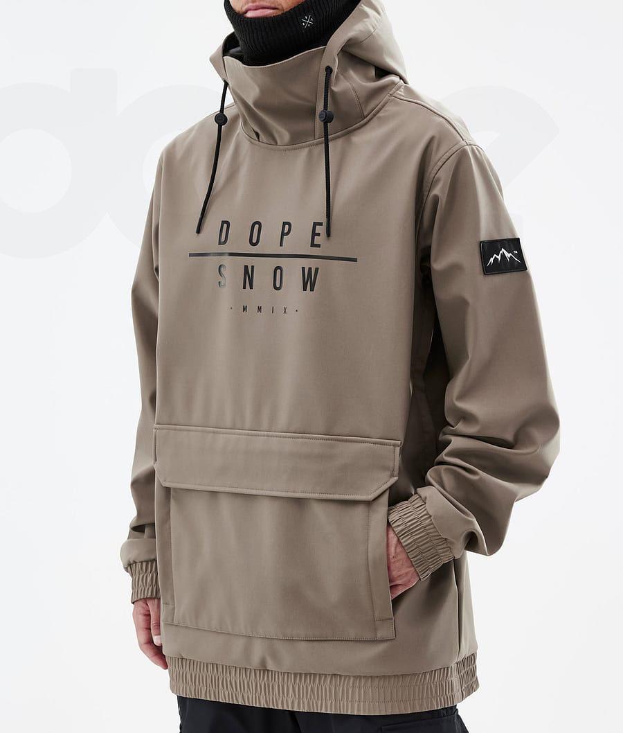 Coffee Men's Dope Wylie DS Snowboard Jackets | AUWY2823